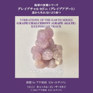 地球の波動シリーズ：グレイプチャルセドニ（グレイプアゲート）
