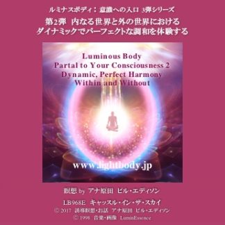 ルミナスボディー：意識への入口第2弾 内なる世界と外の世界におけるダイナミックでパーフェクトな調和を体験する（自宅学習教材）