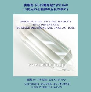 決断を下し行動を起こすための13次元の七福神の五仏のボディ