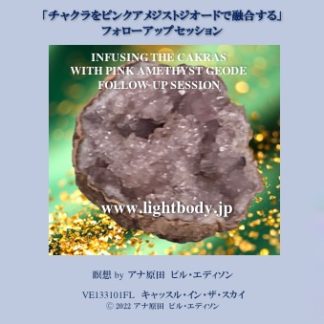 「チャクラをピンクアメジストジオードで融合する」フォローアップセッション