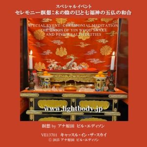 スペシャルイベント：セレモニー瞑想: 木の陰の巳と七福神の五仏の和合